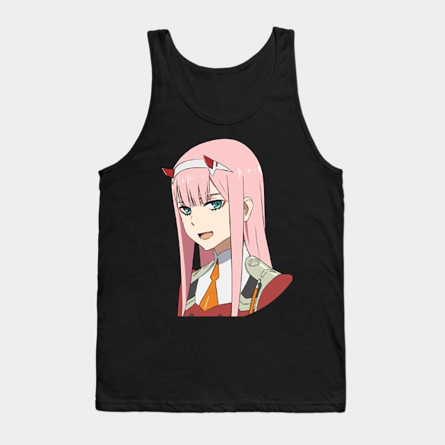 Zero Two Tank Top by Shiromaru